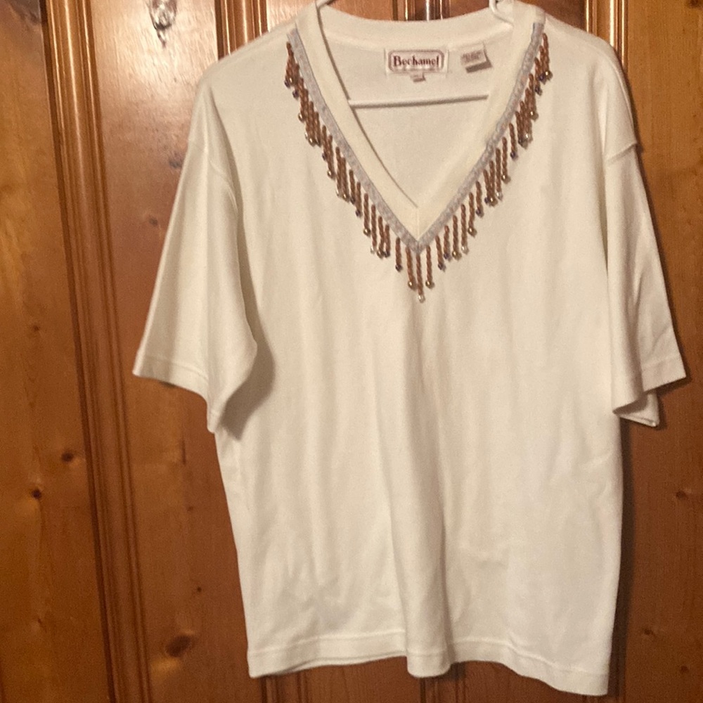 Size Med Women’s Bechamel top with beads New